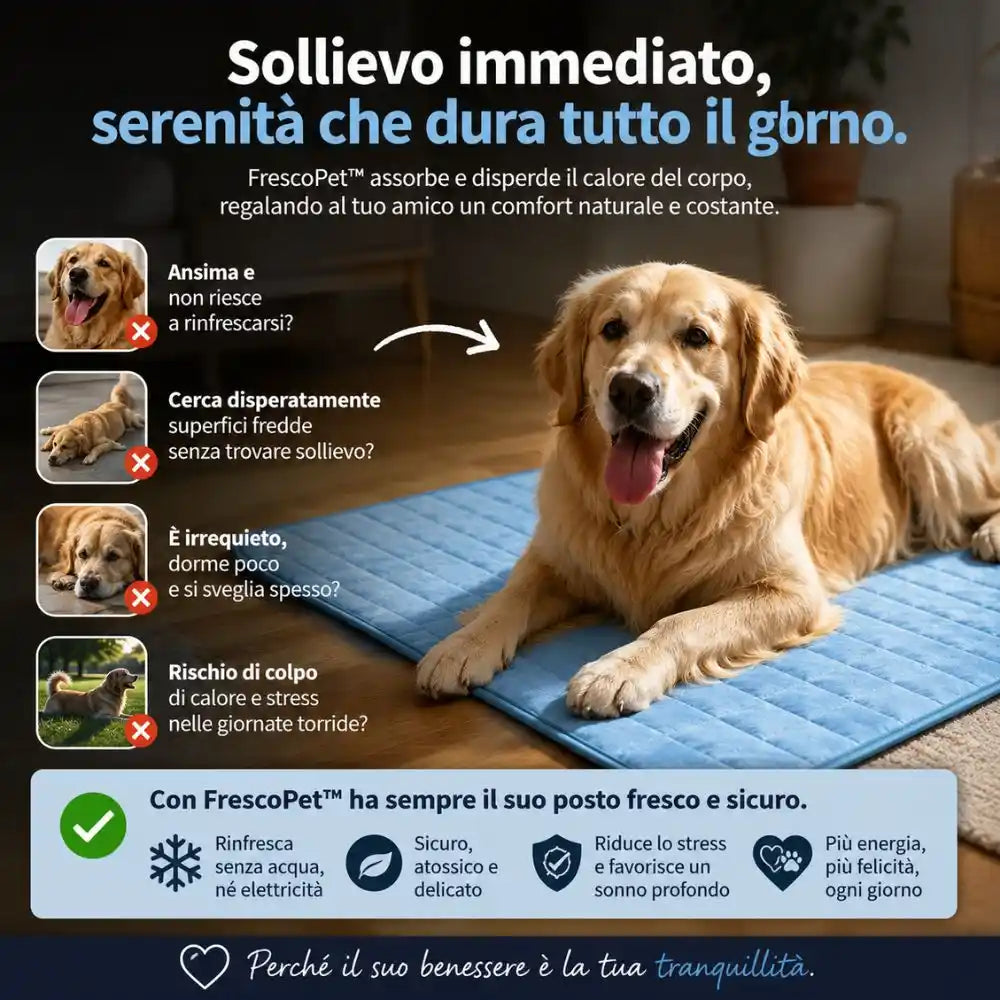 FreshPet™ | Tappetino Refrigerante per Cane e Gatto